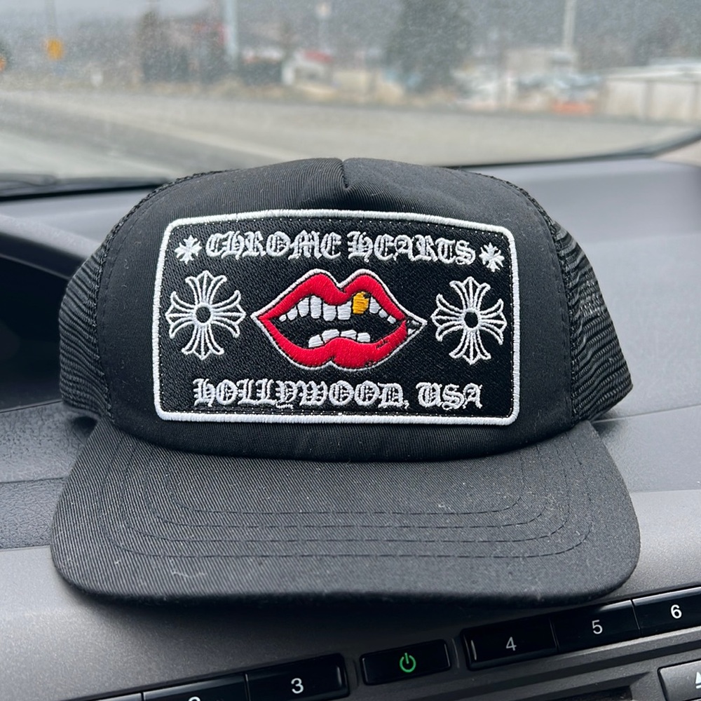 Chrome Hearts Hat Trucker Matty B Mouth CH Black